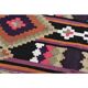 1970s Vintage Turkish Oushak Handmade Wool Cotton Pink Runner Rug 310x407