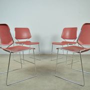 MATRIX Krueger dining chairs designed by Thomas Tolleson, 1970s USA