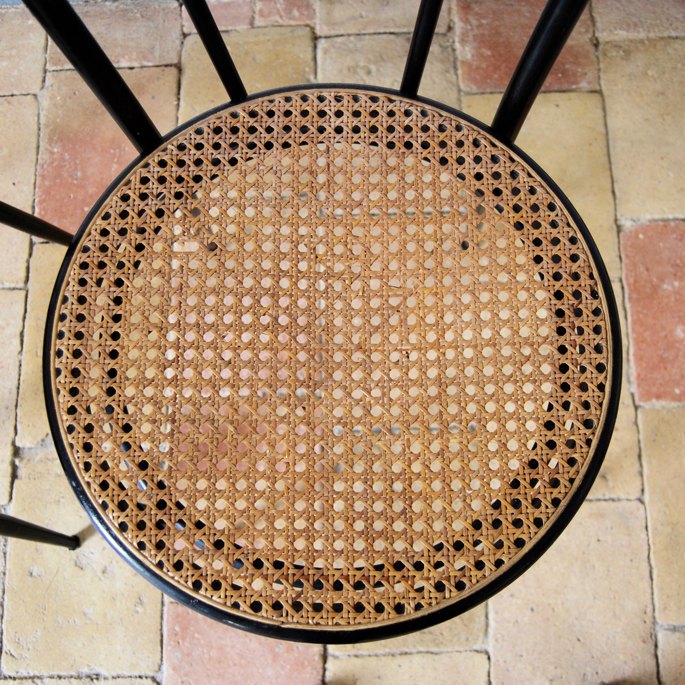Bistro canned chairs