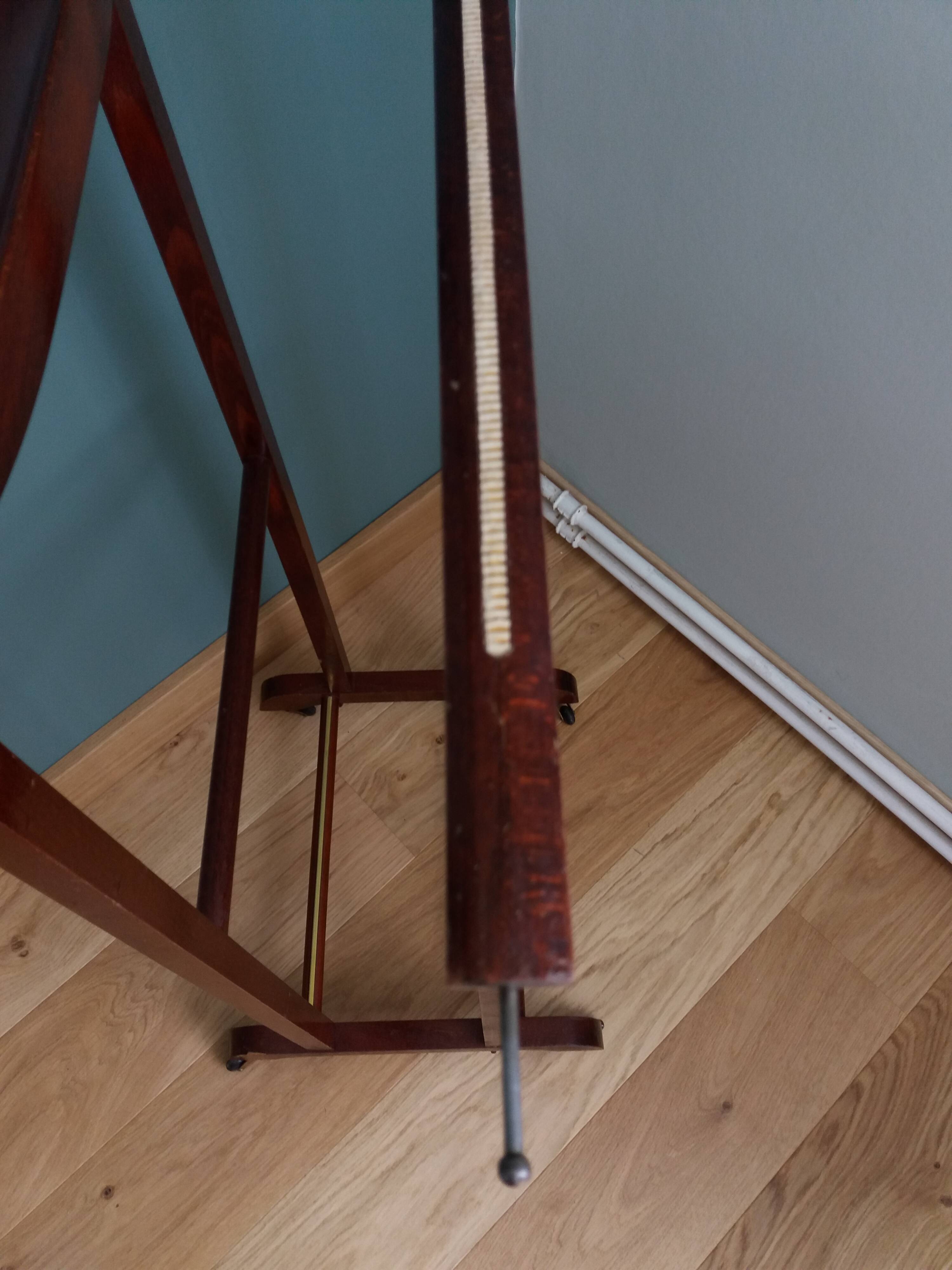 Night stand with two clothes racks