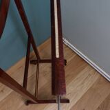 Night stand with two clothes racks