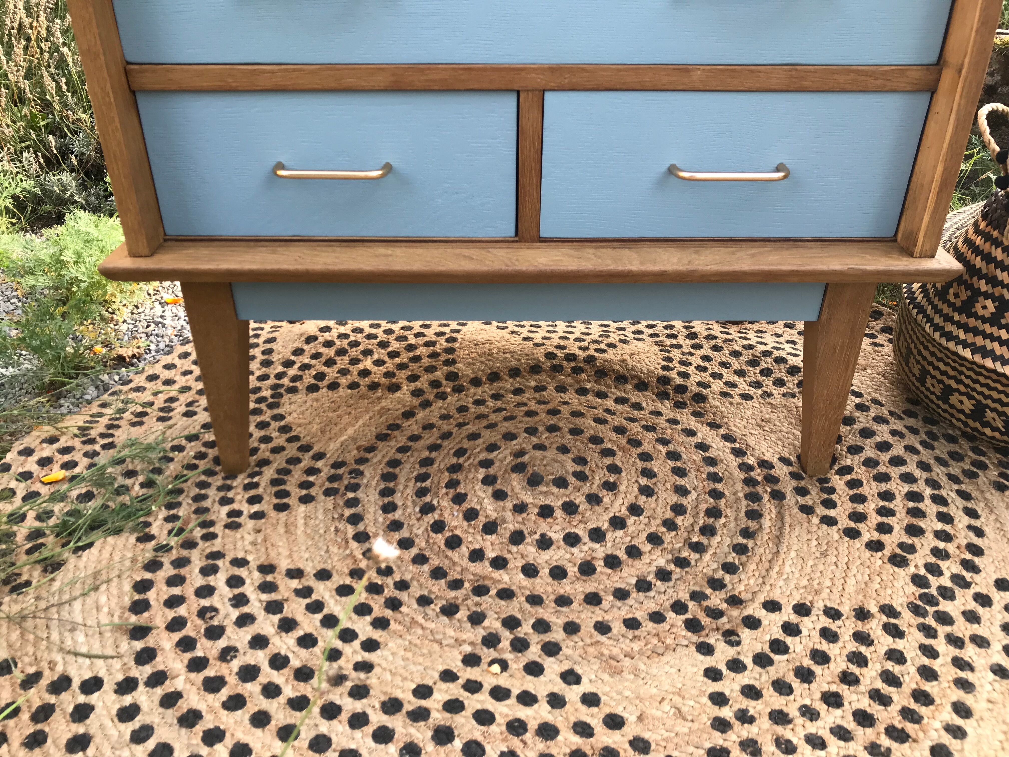 Oak vintage secretary revamped