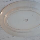 Oval dish Gien twentieth century