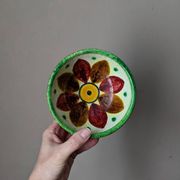Handcrafted ceramic bowls bohemian countryside