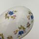 Vintage box in Limoges porcelain, egg shape, floral decoration - twentieth century