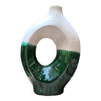 Vase Tamegroute , Poterie en céramique faite à la main, Artisanat authentique