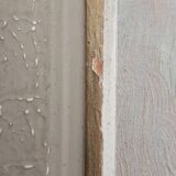 Antique floral painting from France, mid-20th century