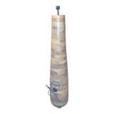 Design column floor lamp in mango wood
