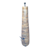 Design column floor lamp in mango wood