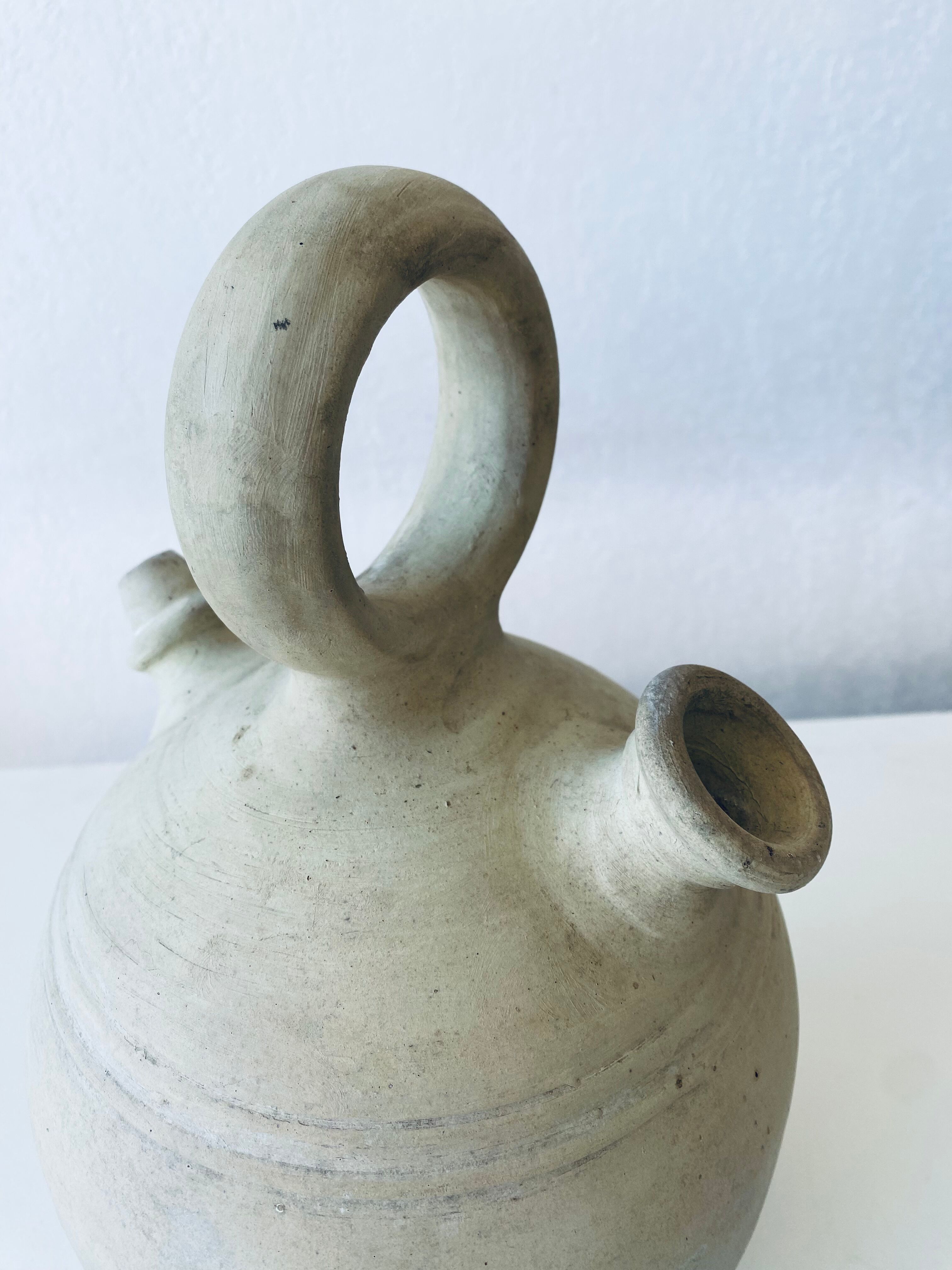 Gargoulette in white terracotta