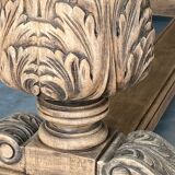 Farmhouse table monastery stripped extendable 300 cm