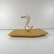 Cheese platter Vallauris, duck handle, 1950s/60s