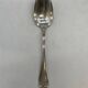 Set of 10 silver-plated soup spoons in Louis XV pattern.