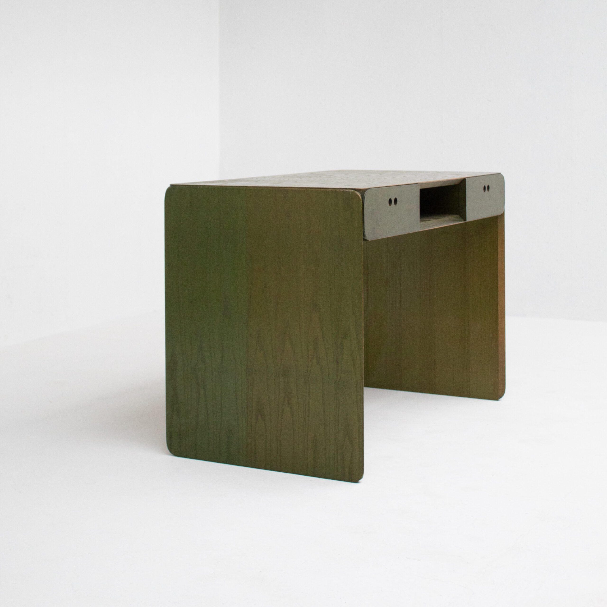 Vintage green desk by Derk Jan de Vries