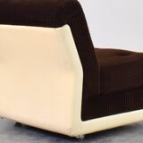 Canapé modulaire allemand du milieu du XXe siècle, années 1970.