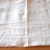 Embroidered sheets openwork monogrammed WB 175x320 *T*