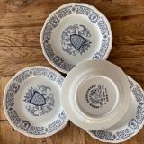 Gien's 7-plate earthenware