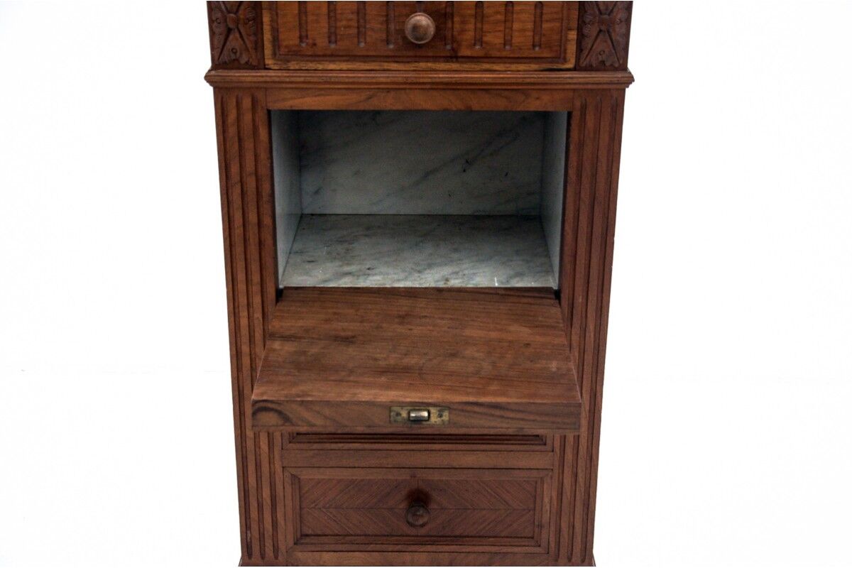 Chest of drawers with a stone top, France, 1900s