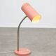 Mid-Century Modern Italian Table Lamp in Salmon and ChromeMid-Century Itali
