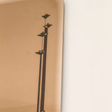 Miroir en verre fumé, Italie années 50.