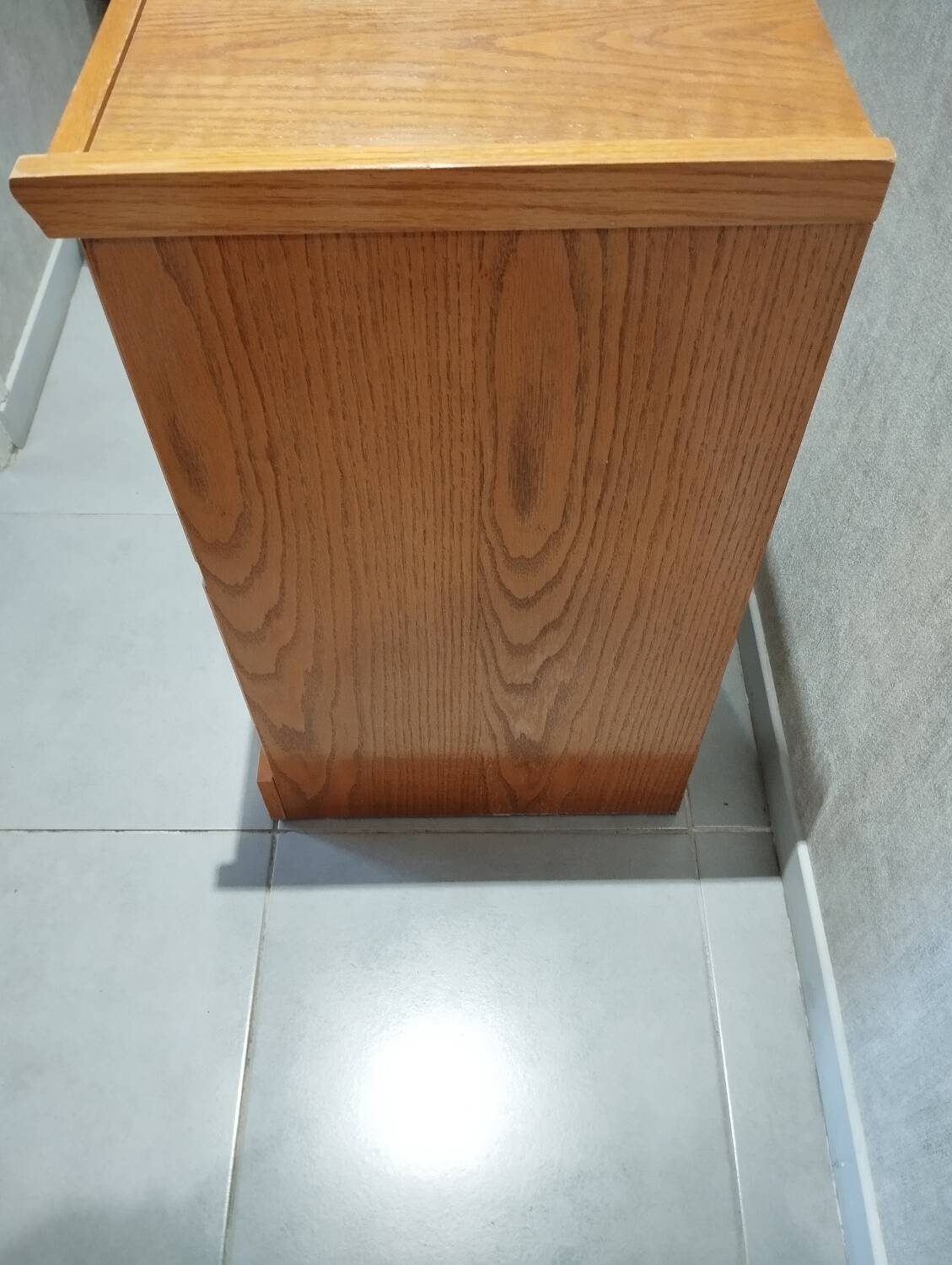 Wooden filing cabinet from the 1950s