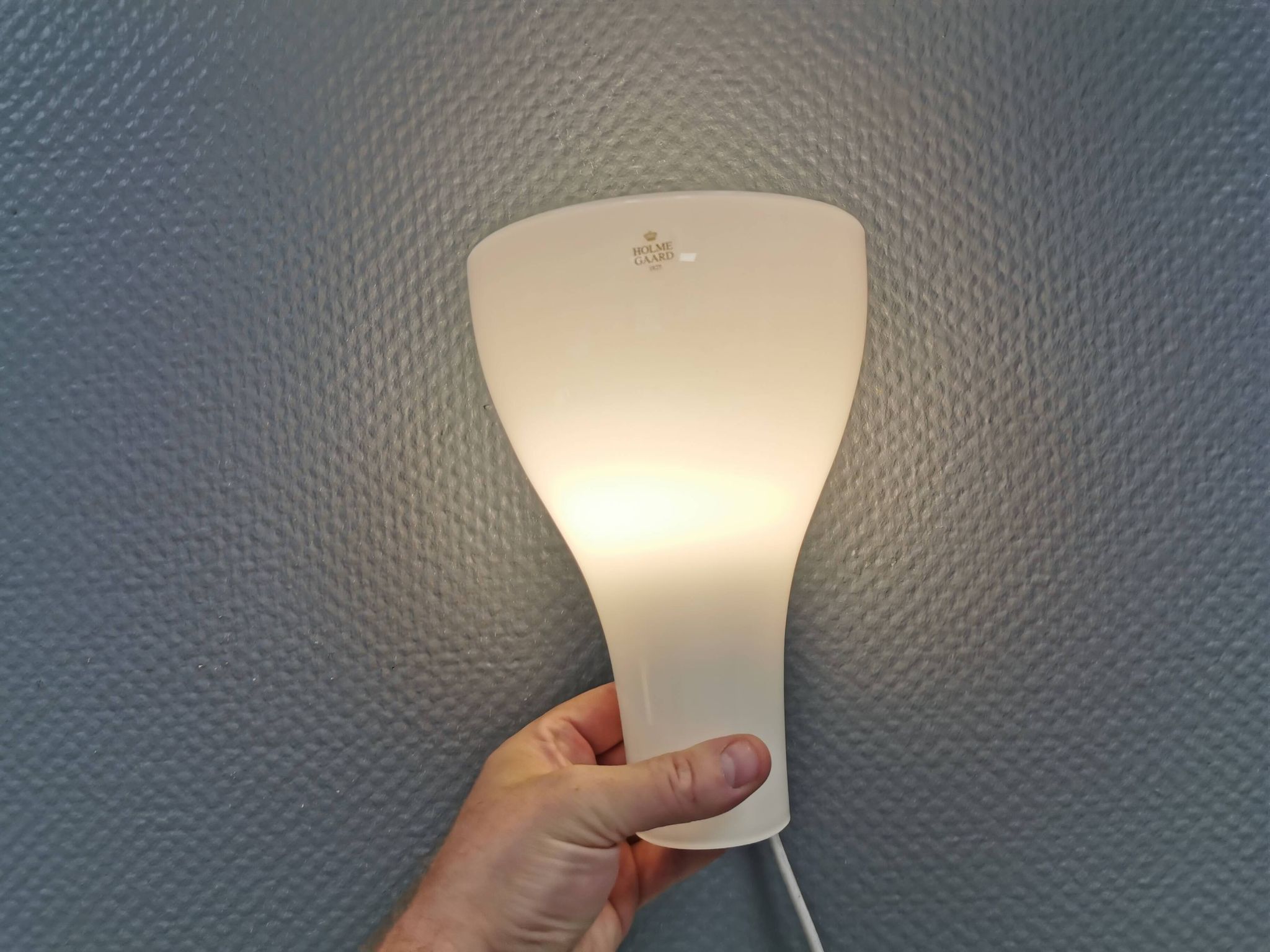 Holmegaard wall lamp, model ‘Horizon’, designed by Peter Svarrer Denmark