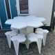 Table et chaises convertibles Jasp Hexagon par Mensa