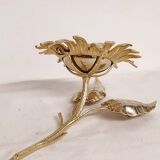 Bronze "sunflower" ashtray. Spain, 1960s.