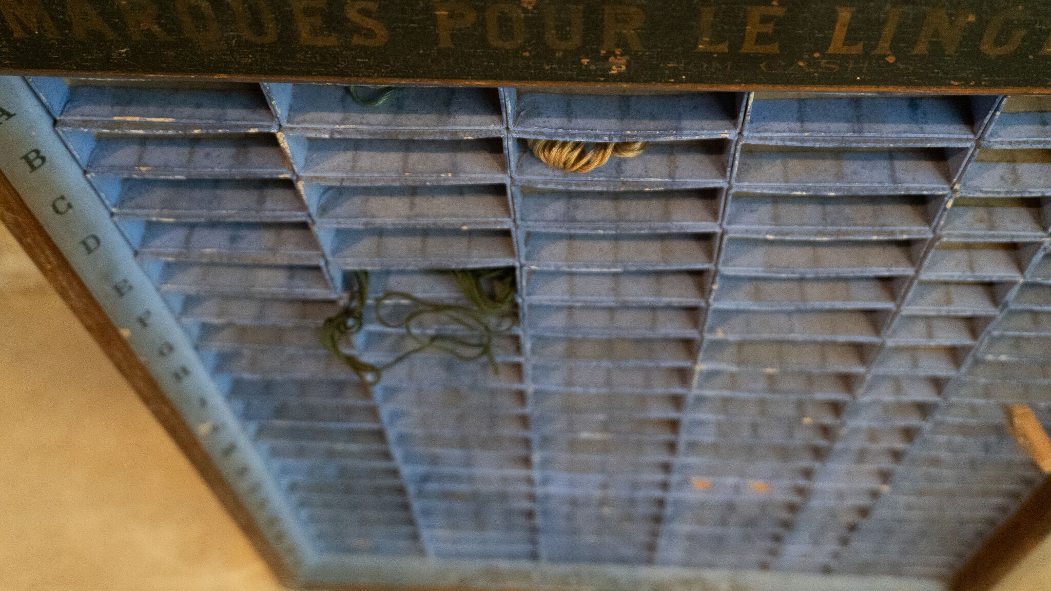 Furniture with "Marks for laundry" lockers