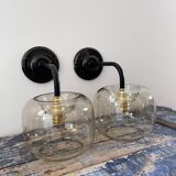 Set of two vintage wall sconces