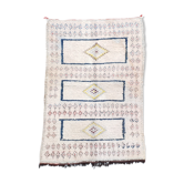 Vintage rug boucherouite 205/120 cm, hand woven Berber rug