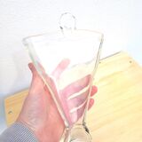 Blown glass wall-mounted bouquet holder vase