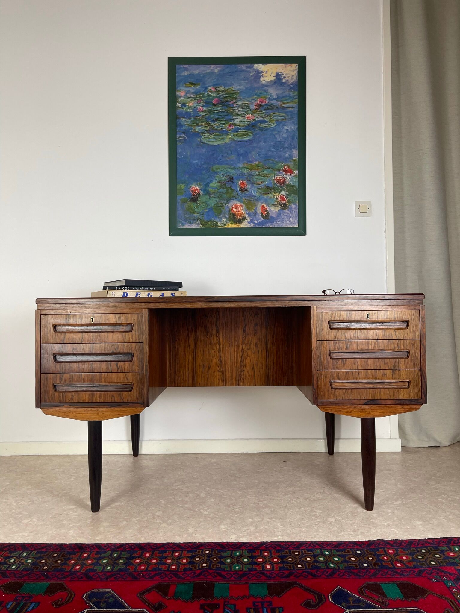 Rosewood desk by J. Svenstrup