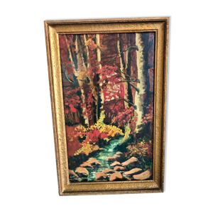Huile sur panneau - Fauvisme de