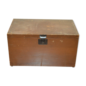 malle coffre en bois