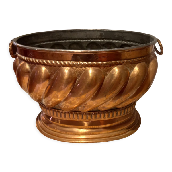 Jardinière en cuivre