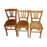 3 Lutherna bistro chairs from 1930/40