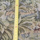 6 Louis XV style solid wood chairs with jacquard upholstery.