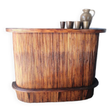 Bamboo and rattan tiki bar, 1940