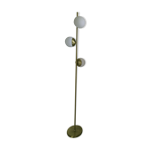 Floor lamp 3 globes steel gold