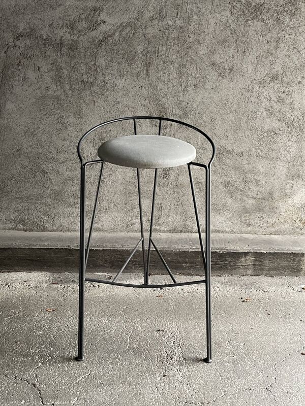 Tabouret de bar « lune d’argent » par Pascal mourgue pour Fermob