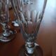 6 antique champagne flutes