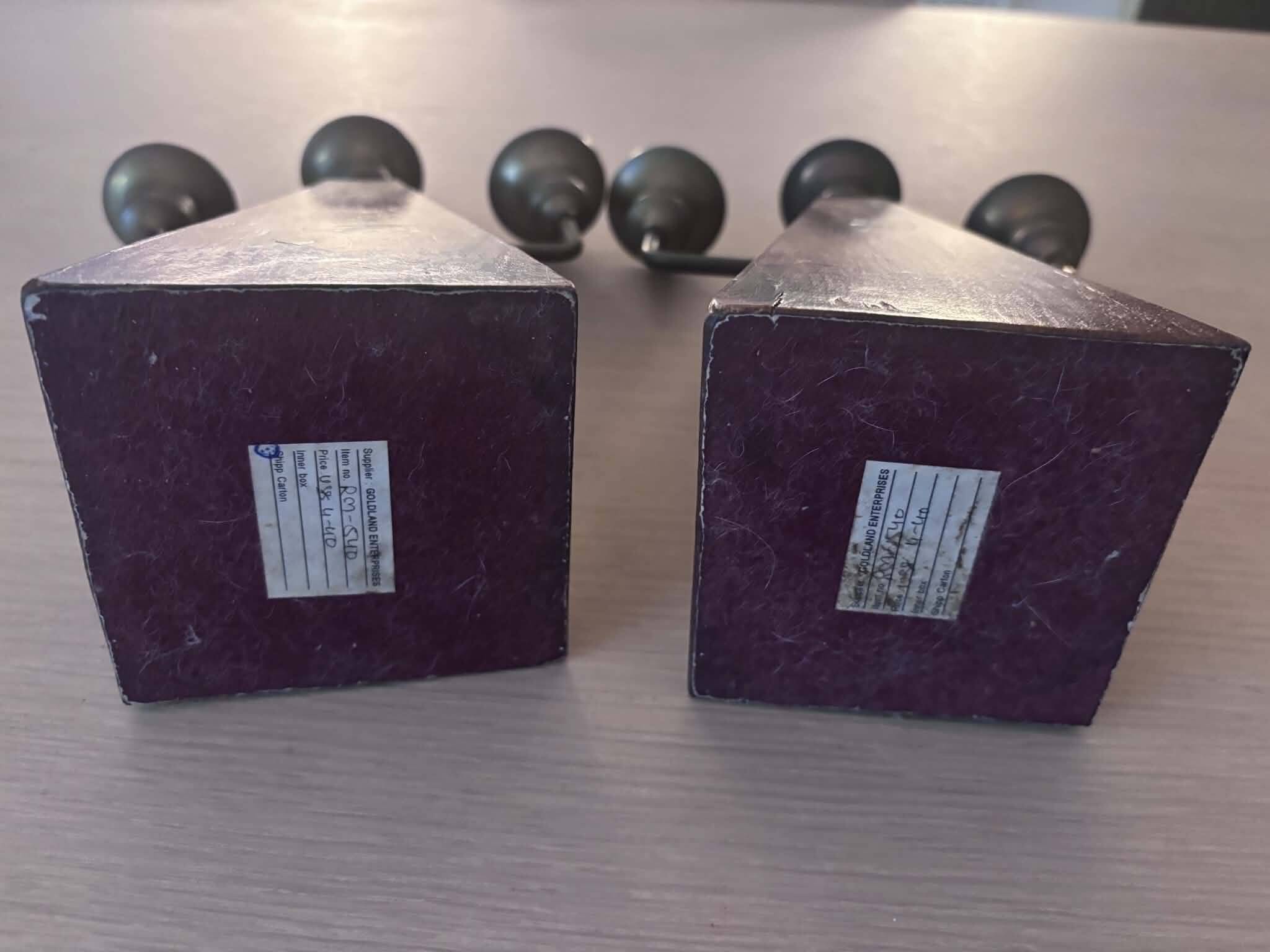 Candle holders pair