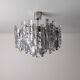 Kalmar Ice Glass chandelier, Austria, 1970s