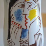 Ceramic vase after picasso " head leaning on the hands " 1962