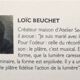 Loic Beuchet plaster lamp  ref 1391 ed. Sedap Workshop 1984