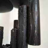Brutalist chandelier from the 70s