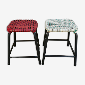 Pair of bistro stools from the 50s