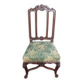 Louis XV chair in walnut, 19th century