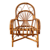 Rattan armchair for children